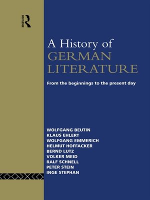 cover image of A History of German Literature